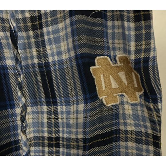 Notre Dame Women's XS Sleepwear Must be able to sew! Blue with Gold sparkle - Picture 2 of 14